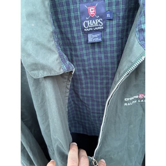 Vintage Chaps Ralph Lauren Golf Jacket Size XL Green Preppy - Picture 7 of 10